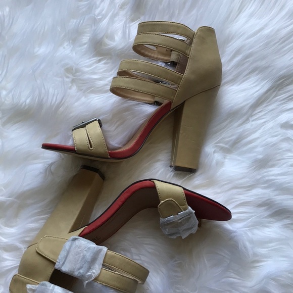 Strappy Block Heels - Picture 2 of 5
